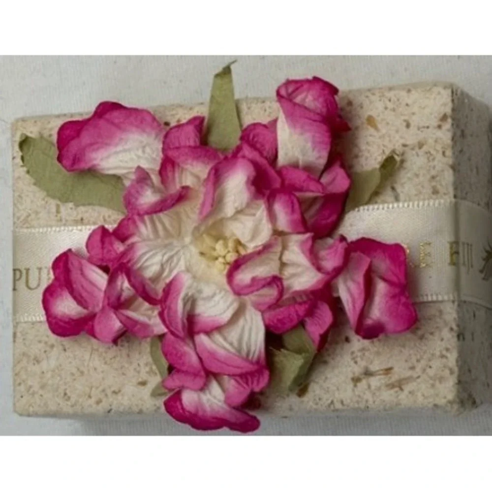 Pure Fiji Handmade Coconut Soap Guava 100g 3.5oz New Hand Crafted Paper Wrap